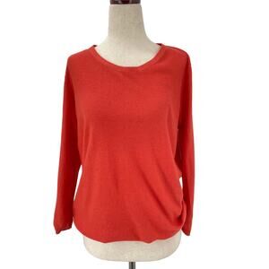 T. Babaton Knit Top SM Lightweight Sheer Sweater Bailey Tie Back Silk Cashmere‎